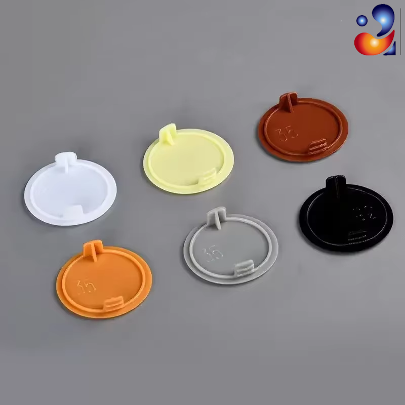 Furniture Hardware Replacement Parts - Tampas Decorativas Redondas de Plástico para