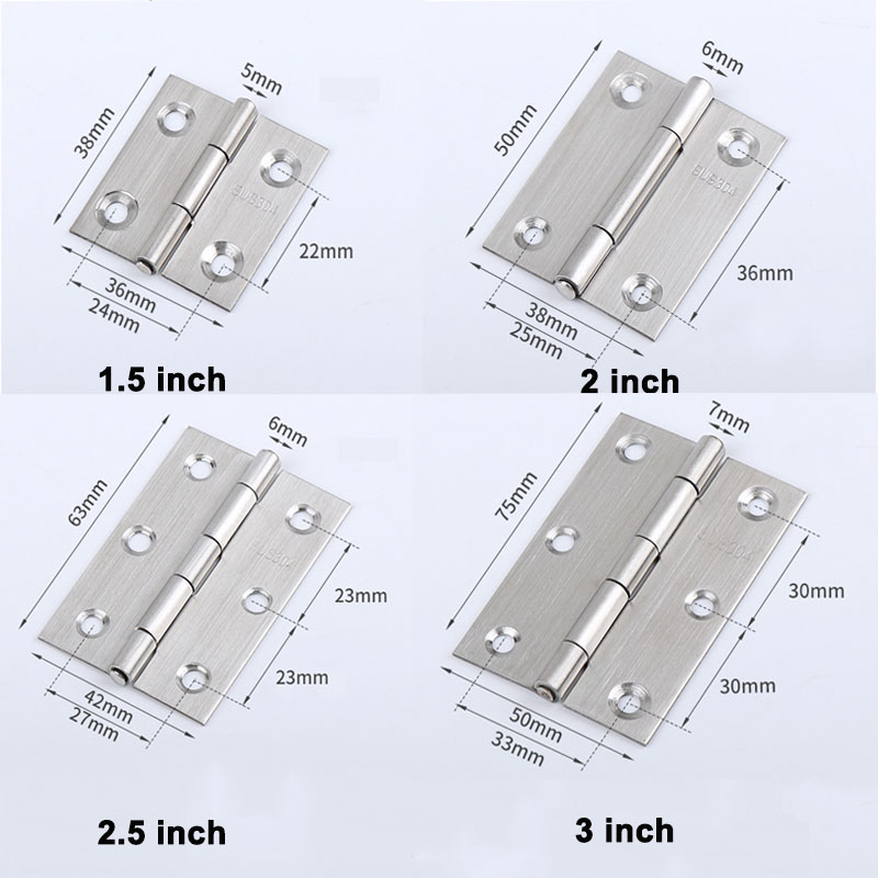 Furniture Hardware Replacement Parts - Dobradiças de porta pequenas, 6-20 peças,