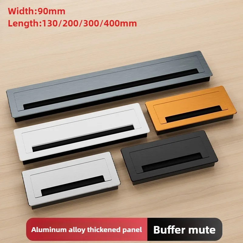Furniture Hardware Outlet - 1 unidade de passa-cabos retangular de
