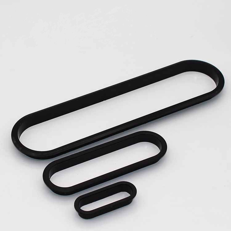 Furniture Hardware Decorative - 2 peças de passa-cabos oval de