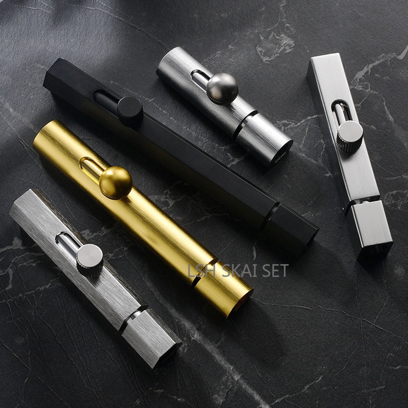 Barrel Bolt Slide - Fechadura Deslizante Antifurto de Alumínio Multicolorida
