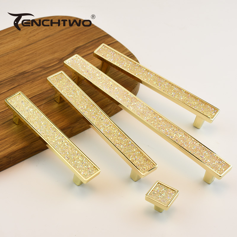 Furniture Hardware And Fittings - Ouro cristal diamante móveis lidar com