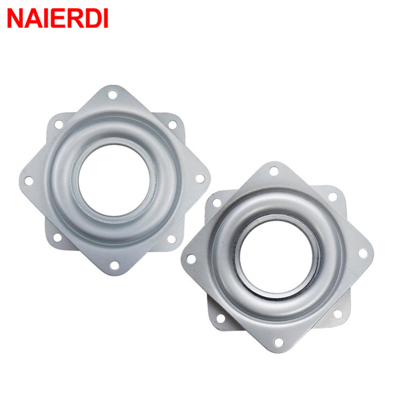 Furniture Hardware And Fittings - Naierdi-placas giratórias para móveis, 3 polegadas,