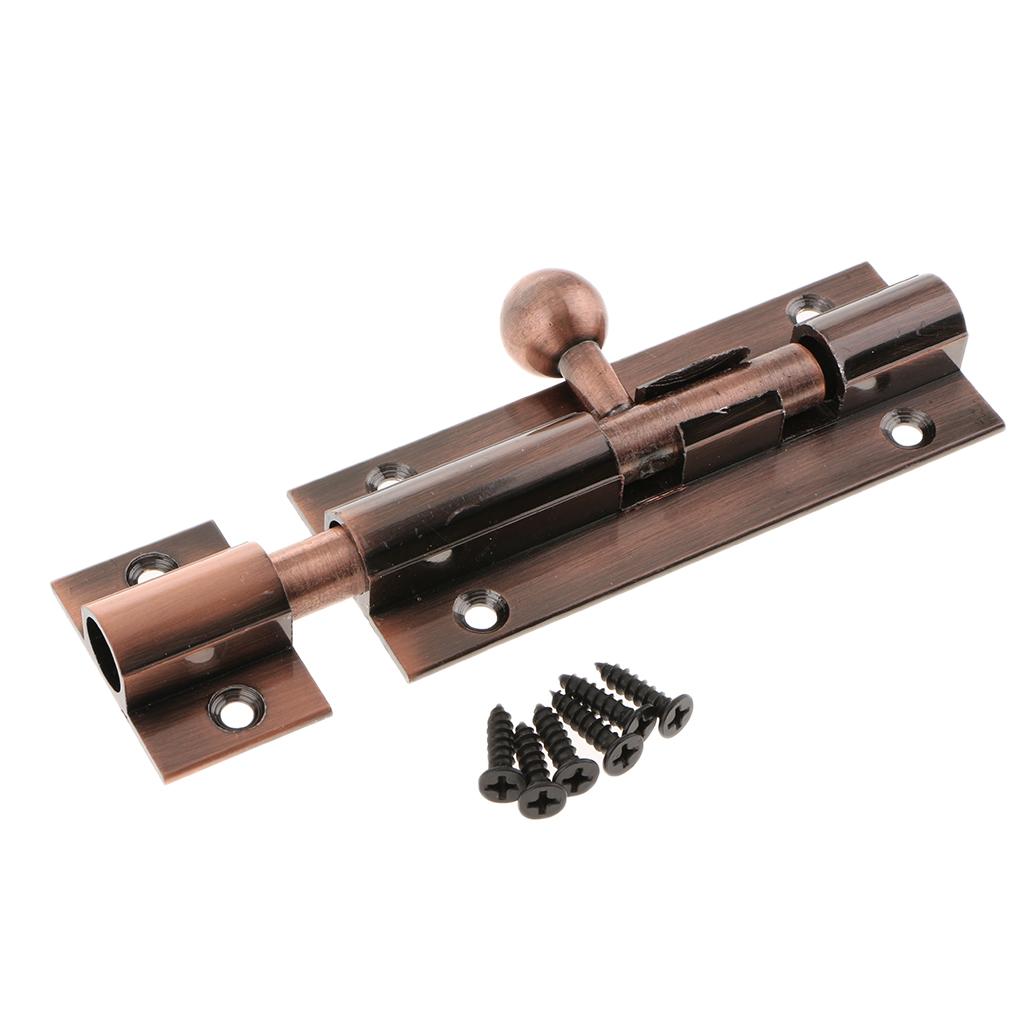 Barrel Bolt Slide - Ferragem de Porta em Liga Metálica,