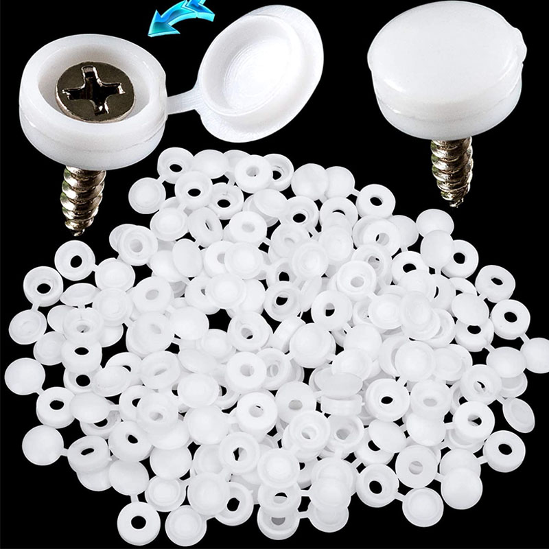 Furniture Hardware Replacement Parts - Tampa de parafuso de plástico com
