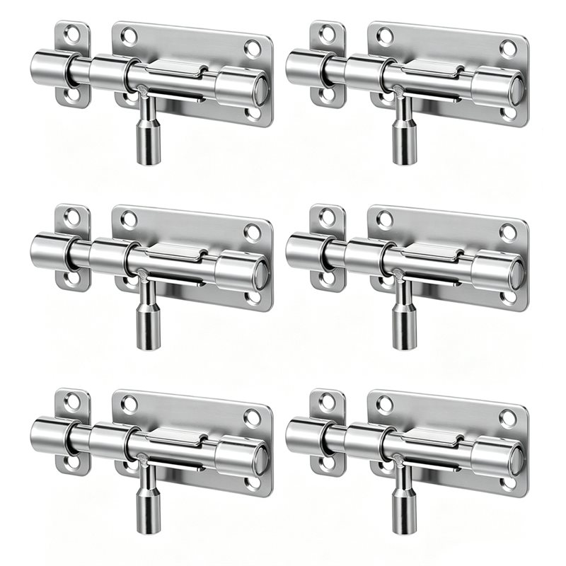 Barrel Bolt Slide - ABRU - Conjunto de 6 Fechaduras
