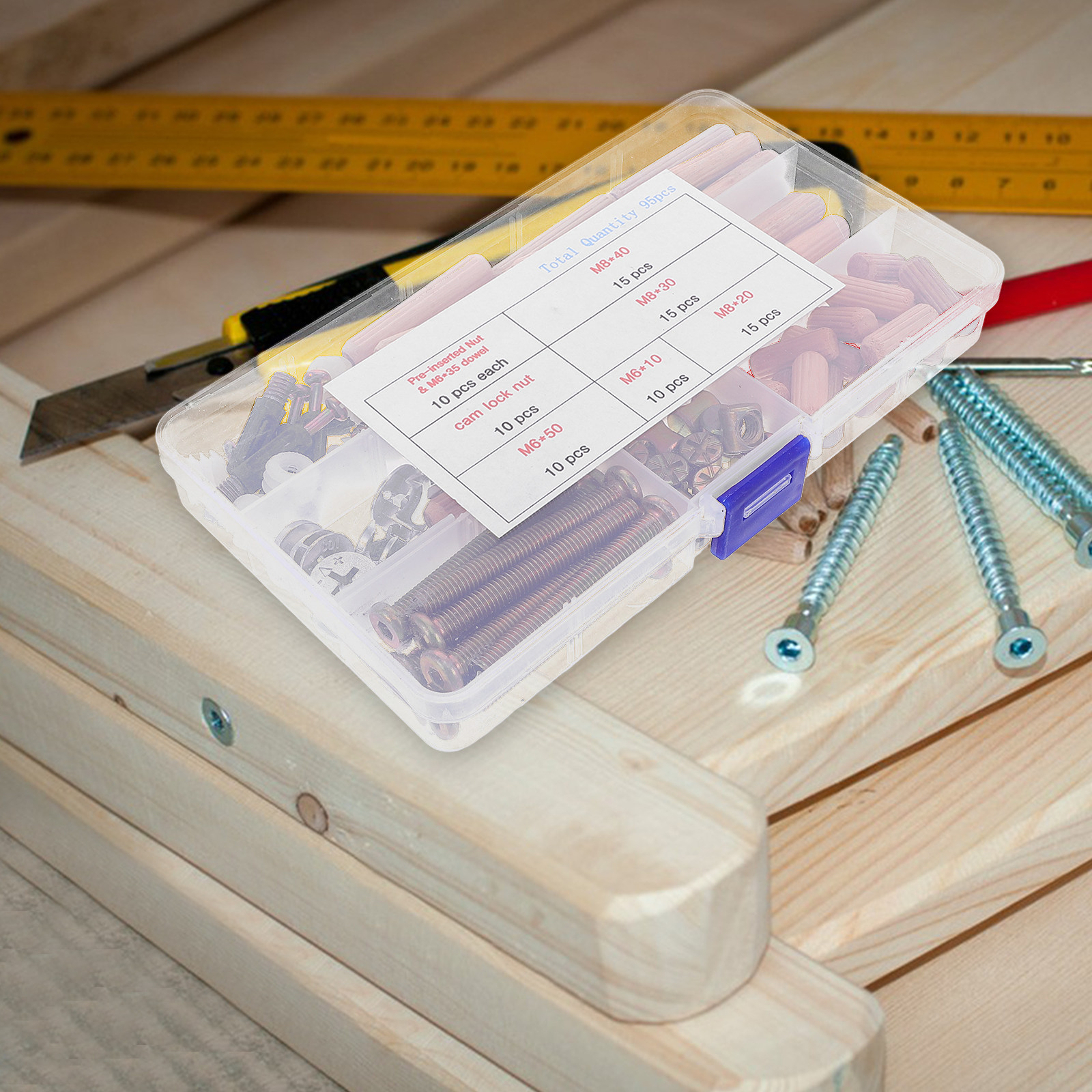 Furniture Hardware Screws - Kit de ferragens para beliche com