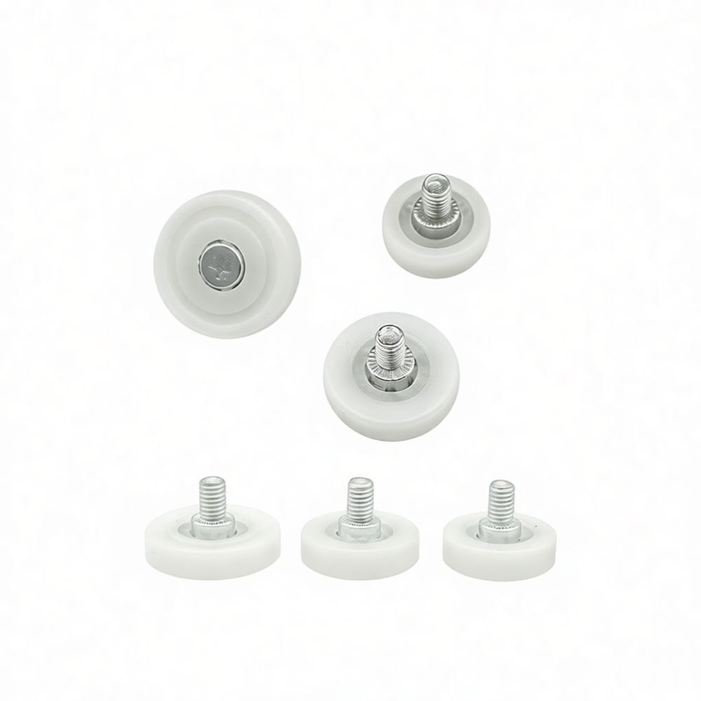 Furniture Hardware Items - Roldana de nylon com rolamento suave,