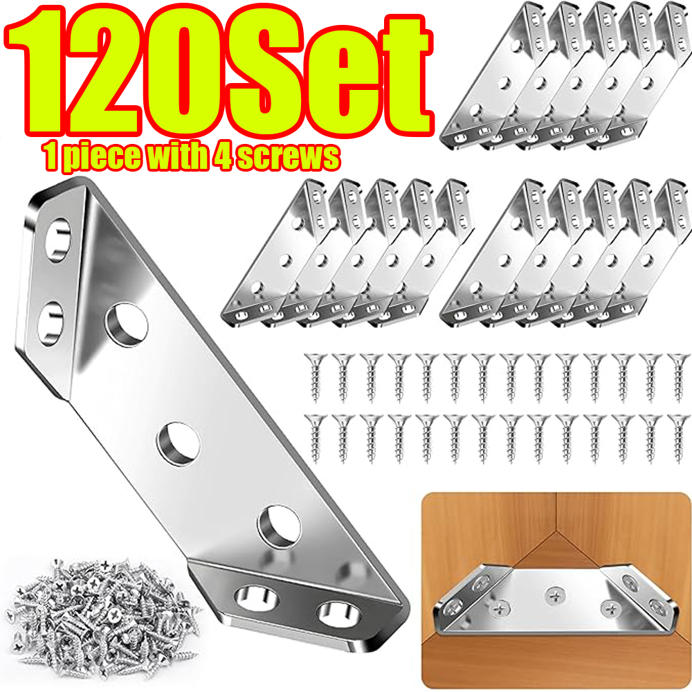 Conjunto de 120 Conectores de  - Furniture Hardware Screws avaliação e preço