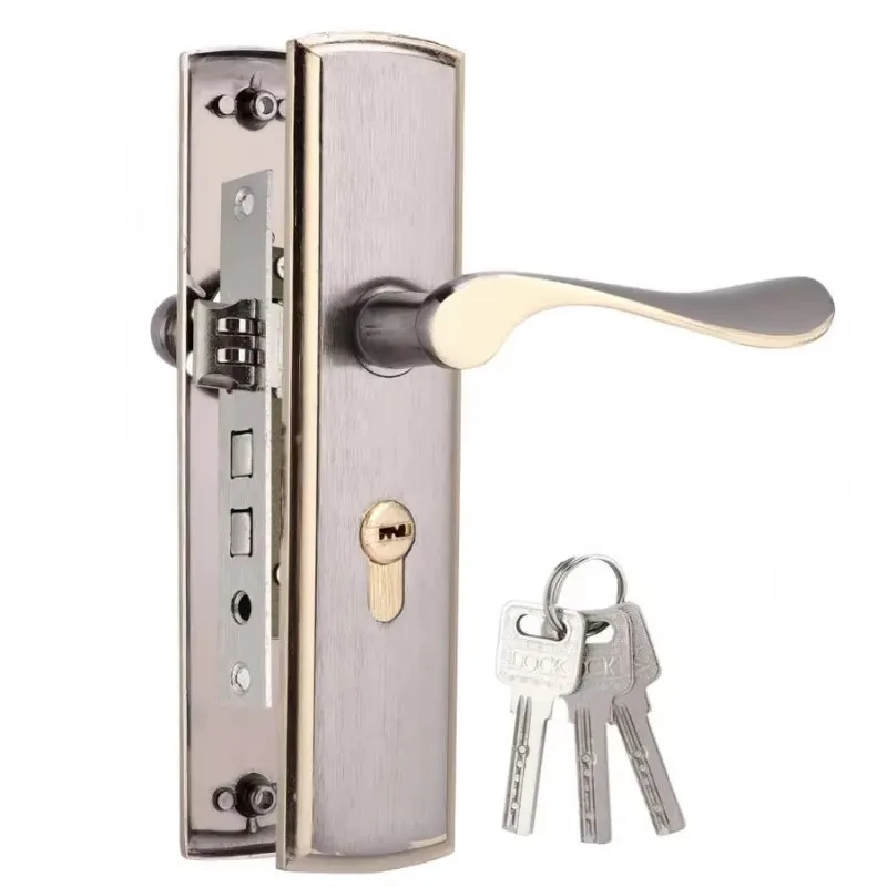 Silencioso Porta Handle Lock p - Furniture Hardware Decorative avaliação e preço