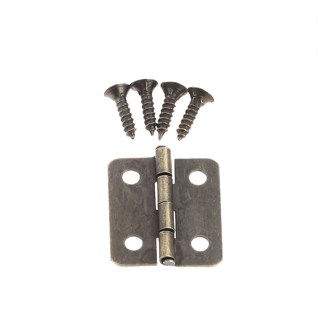 20 Peças Dobradiças Decorativa - Furniture Hardware And Fittings avaliação e preço
