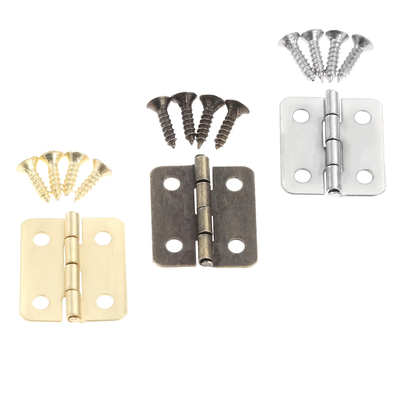20 Peças Dobradiças Decorativa - Furniture Hardware And Fittings avaliação e preço