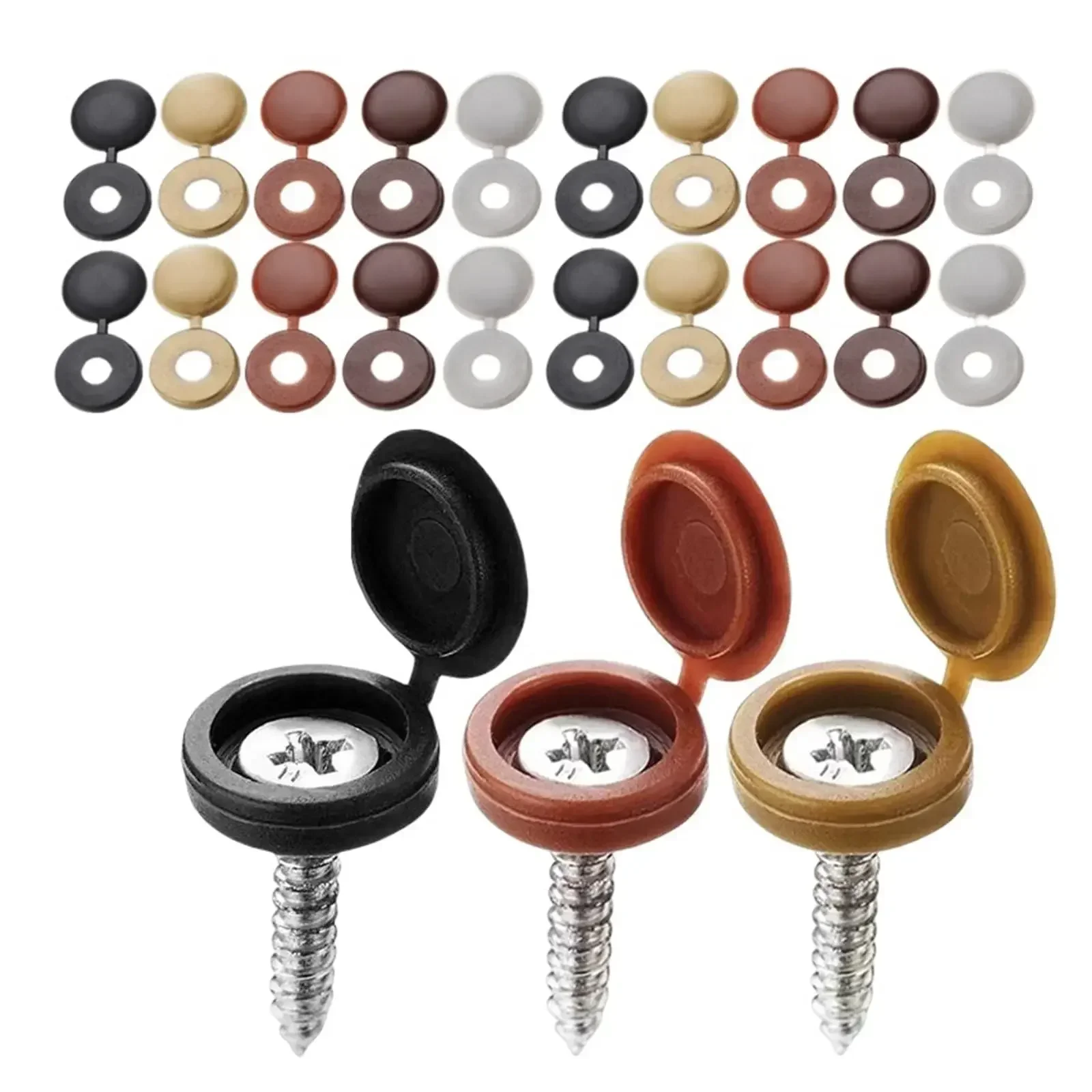 Tampa de parafuso de plástico  - Furniture Hardware Nut avaliação e preço