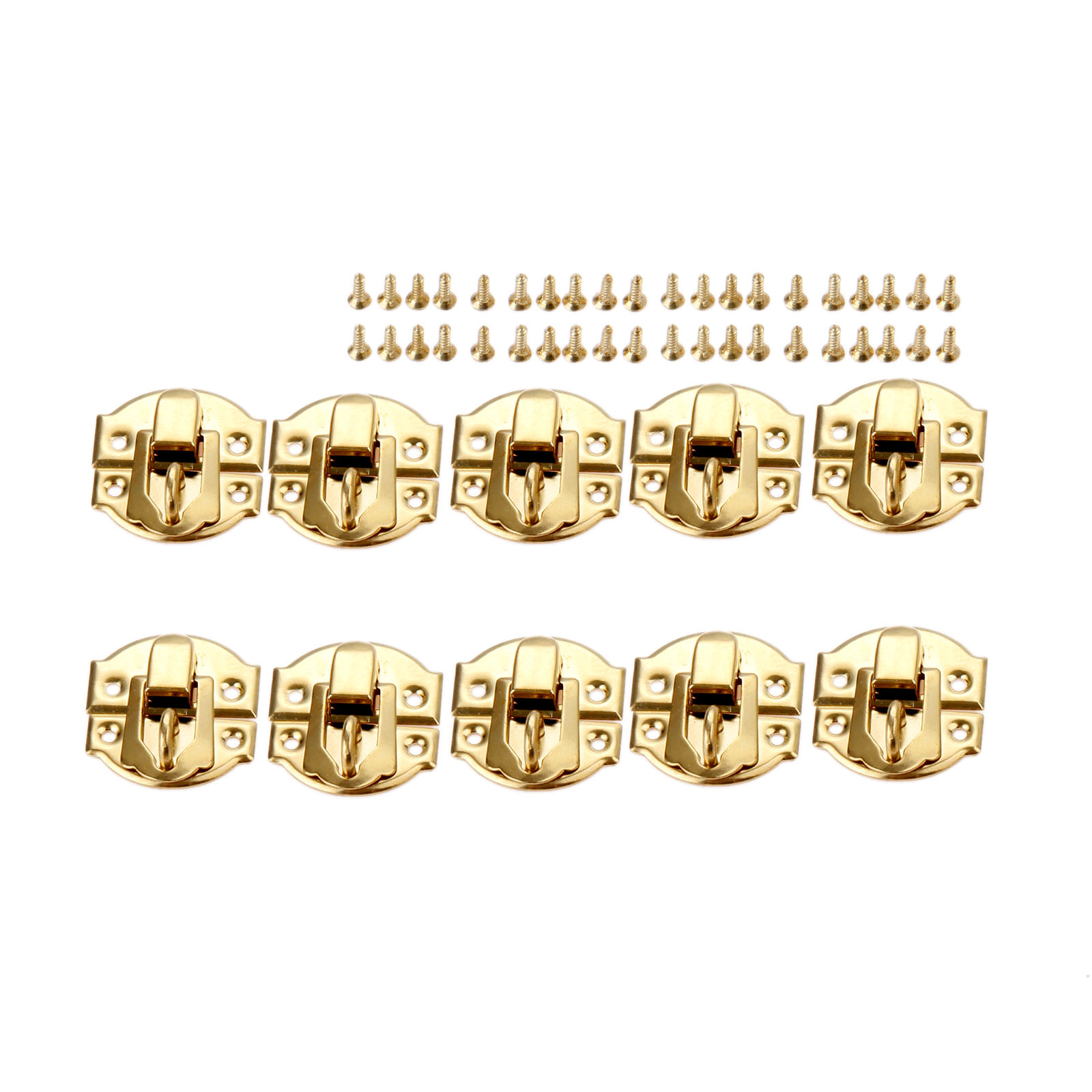 Fechos de trava de caixa doura - Furniture Hardware Screws avaliação e preço