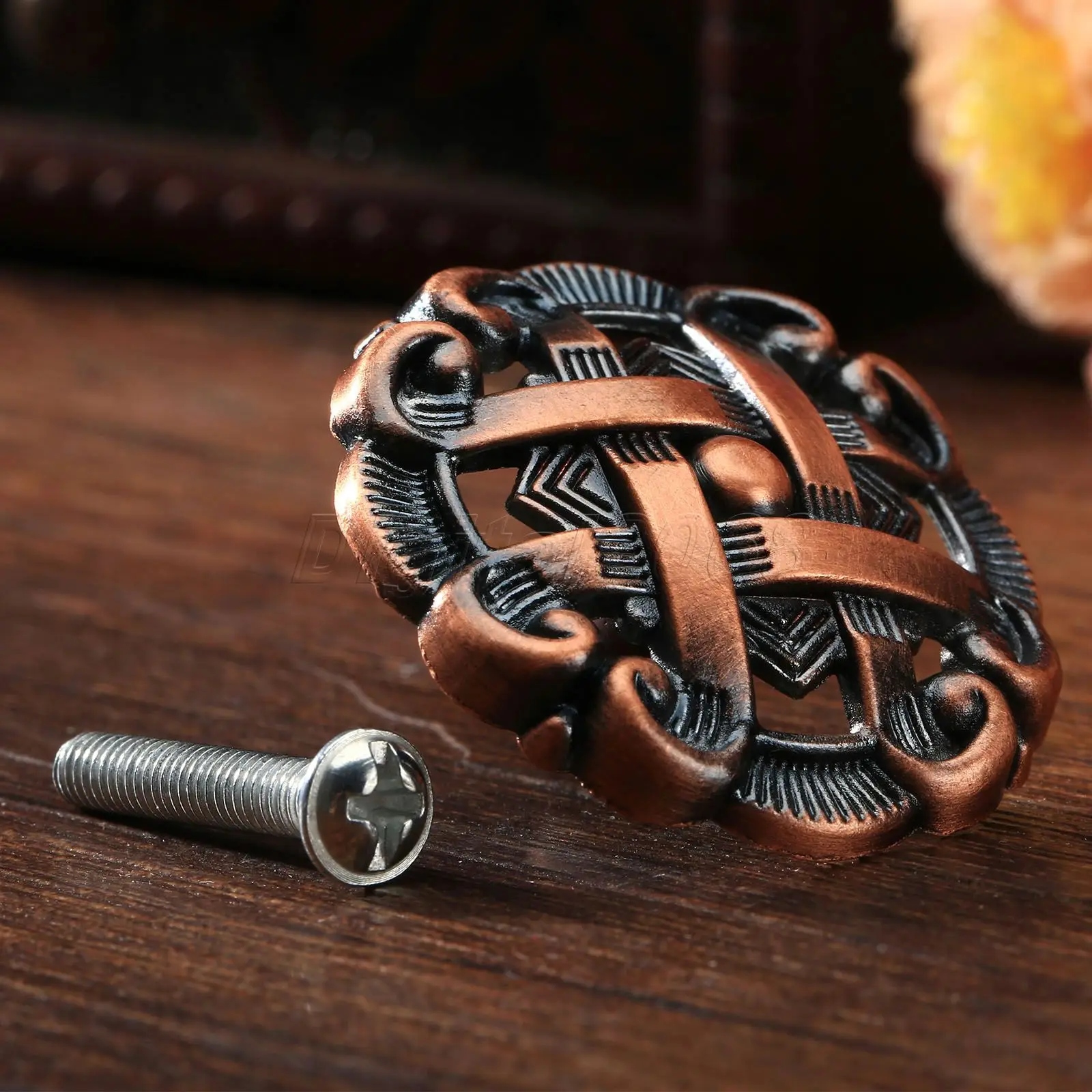Bowarepro-puxador retrô oco de - Furniture Hardware Nut avaliação e preço