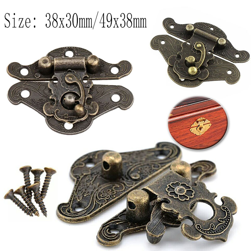 5/10 pçs vintage metal ferrage - Furniture Hardware Screws avaliação e preço