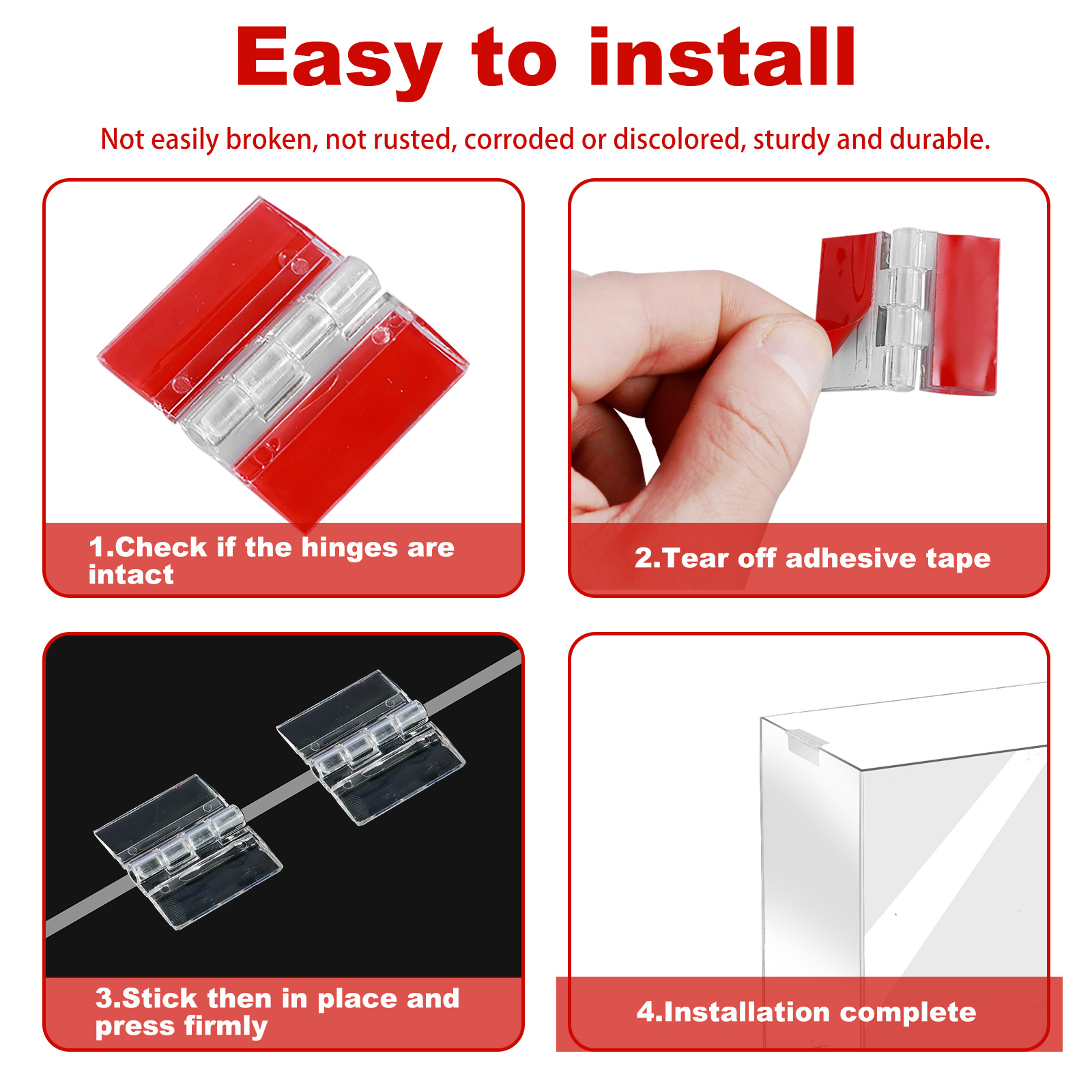 Dobradiça dobrável autoadesiva - Furniture Hardware Replacement Parts avaliação e preço