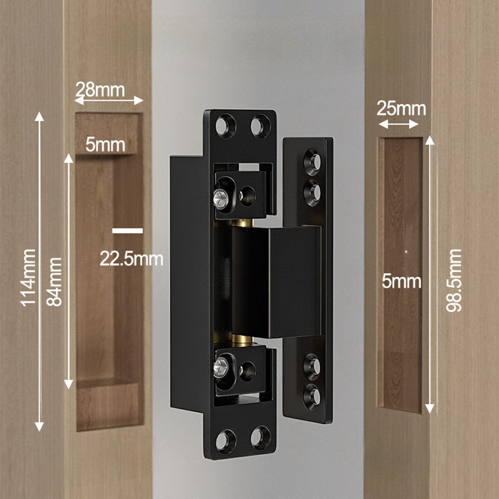 1 Peça Dobradiças Pretas Invis - Furniture Hardware Replacement Parts avaliação e preço