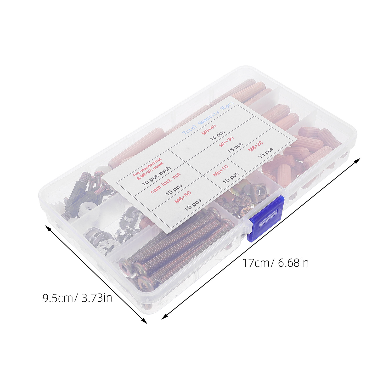 Conjunto de 95 peças de conect - Furniture Hardware Nut avaliação e preço