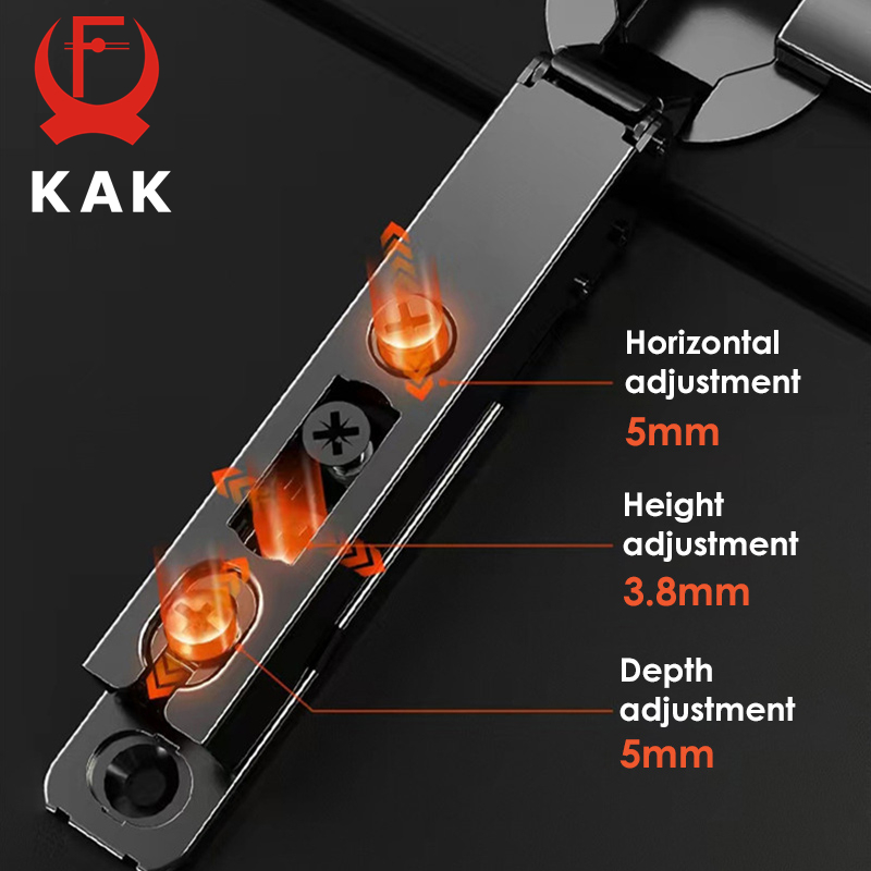 Kak 2 pçs dobradiças de armári - Furniture Hardware And Fittings avaliação e preço
